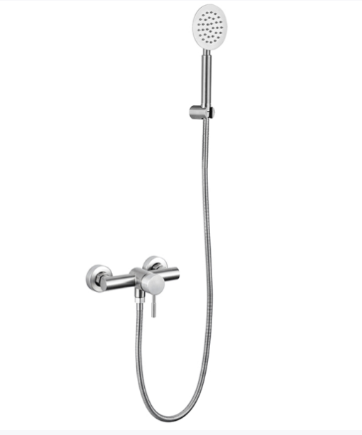 Змішувач для душу VIDAN Alvaro AISI-304 лійка+шланг в комплекті IN-H8008-1